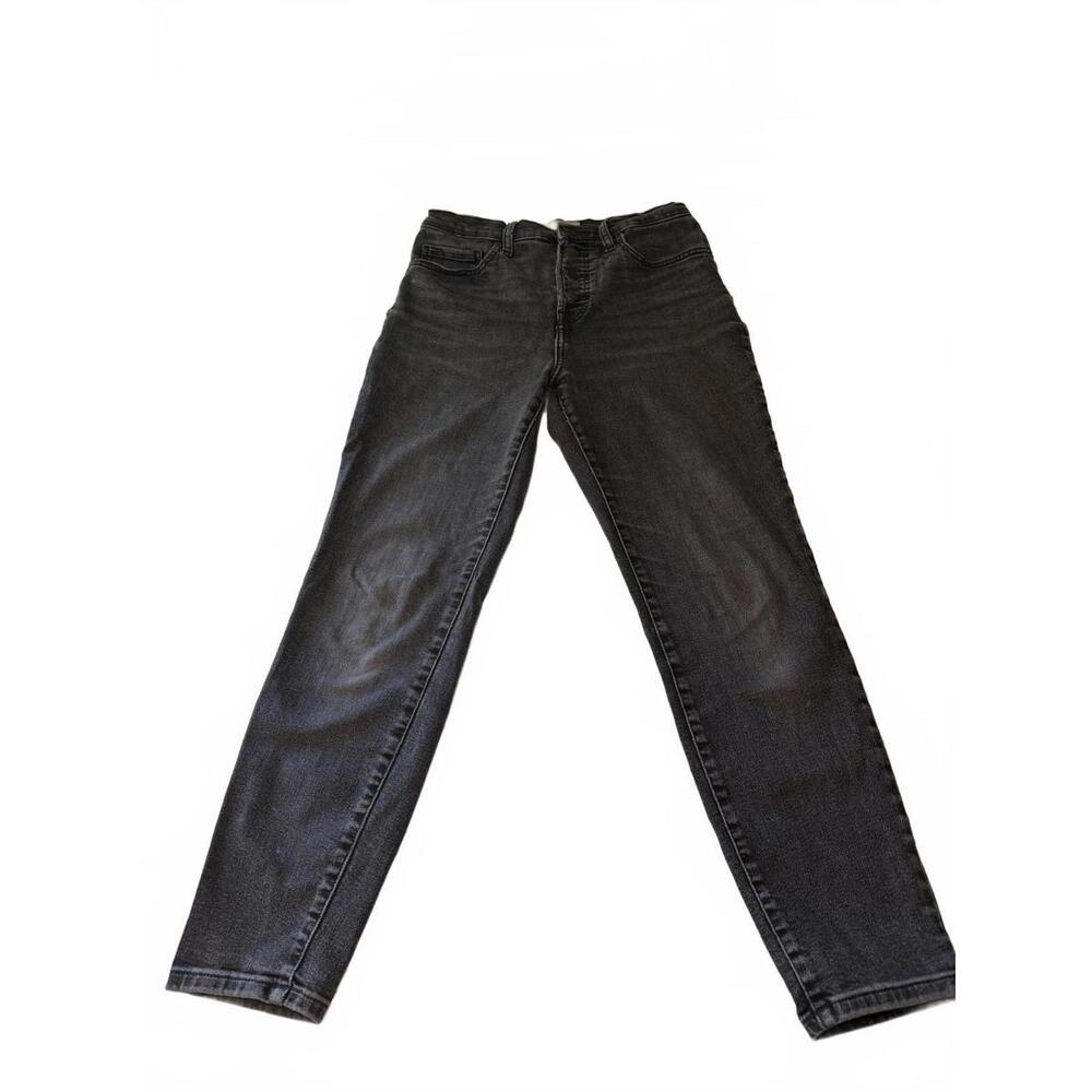 EVERLANE High Rise Straight Leg Jeans Womens 29 Ankle Gray Denim